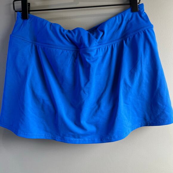 Lands’ End Blue Swim Skirt Size 12 - Picture 3 of 7